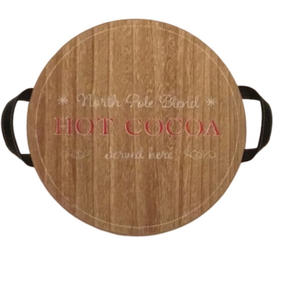 North Pole Blend Hot Cocoa Round Tray - Picture 1 of 3